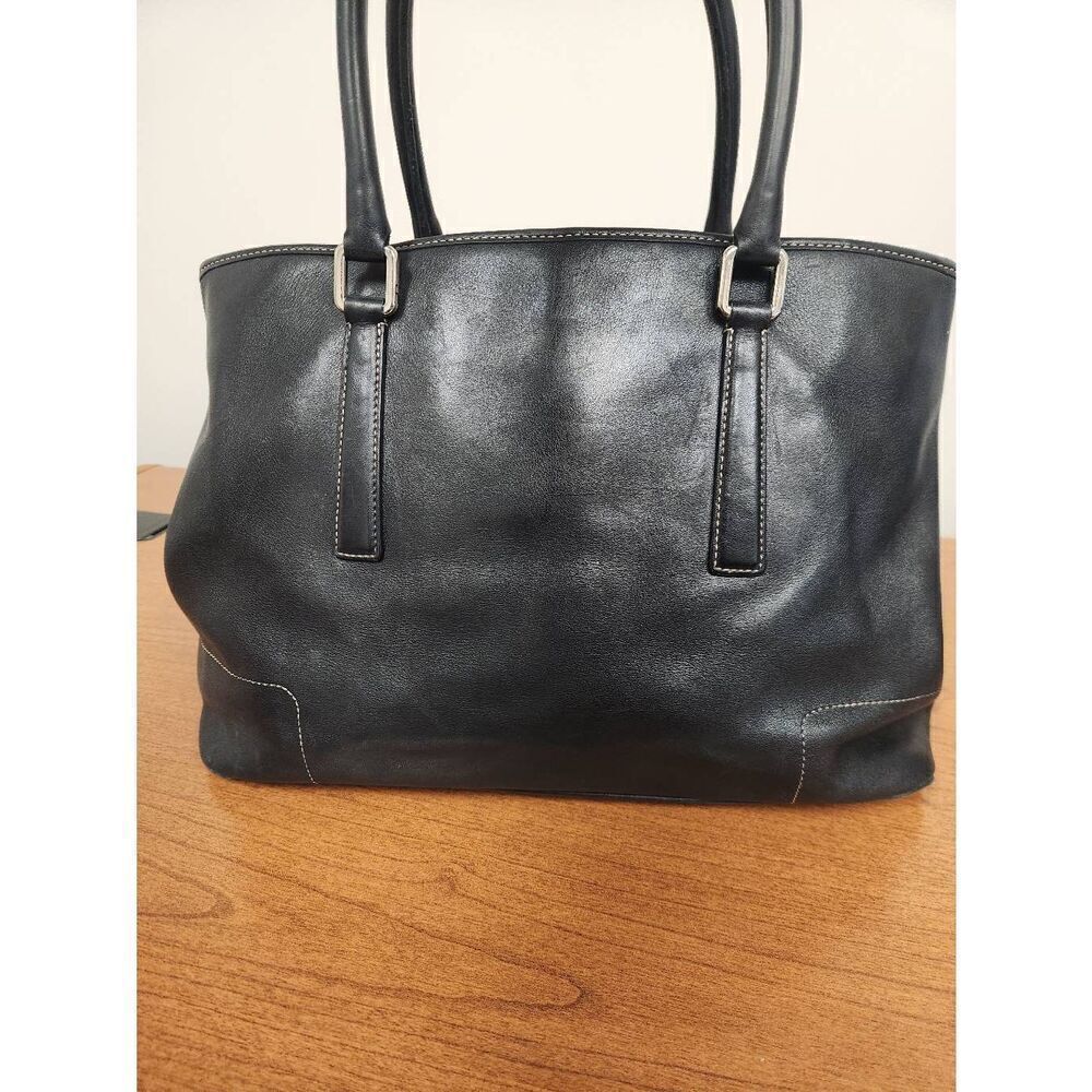 Coach Hamptons tote bag 7757 Black leather Tote